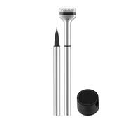Lower Lash Stamp, Silicone Eyelash Stamp, Lower Eyelash Stamps Quick Eye Makeup Tool, One Brush for Double Use (Black)