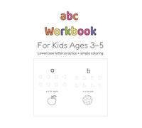 Lowercase Tracing Workbook for Kids Ages 3-5: Pre-Writing Practice, Letter Tracing & Easy Coloring Pages