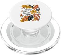 Lowkey Non un popolo Persona Boho Floreale Tipografia PopSockets PopGrip per MagSafe