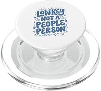 Lowkey Non Un Popolo Persona Carino Blu Scarabocchi PopSockets PopGrip per MagSafe