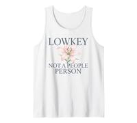 Lowkey Non Un Popolo Persona Giglio Floreale Tipografia Canotta