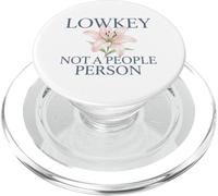 Lowkey Non Un Popolo Persona Giglio Floreale Tipografia PopSockets PopGrip per MagSafe