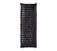 LOWLAND OUTDOOR, sacco a pelo ultra compatto 0, con piume, 210 x 80 cm, nero