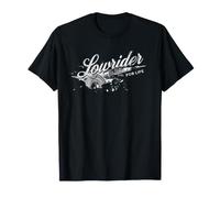 Lowrider for Life Impala e Wire Wheel Splatter Low Rider Maglietta