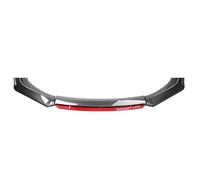 LOWUAGFJG Auto Frontali Paraurti Spoiler per Alfa Romeo Mito 2008 2009 2010 2011 2012 2013 2014 2015 2016 2017 2018, Lip Anteriore Splitter Lama Diffusore Accessorio,Red