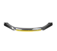 LOWUAGFJG Auto Frontali Paraurti Spoiler per Audi A1 2010 2011 2012 2013 2014 2015 2016 2017 2018 2019 2020 2021 2022 2023 2024, Lip Anteriore Splitter Lama Diffusore Accessorio,Yellow