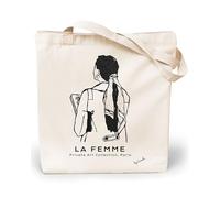 Loxato Borsa di Tela Donna Arte - Tote Bag Shopper Cotone - Borse Aesthetic