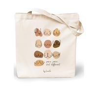 Loxato Borsa di Tela Donna - Tote Bag Shopper Cotone - Borse Aesthetic