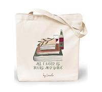 Loxato Borsa di Tela Donna - Tote Bag Shopper Cotone - Borse Aesthetic