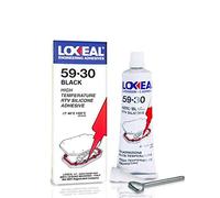 LOXEAL 59-30 PASTA NERA ROSSA ALTE TEMPERATURE SIGILLANTE SILICONICO 75ml-Nero