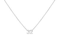 LOXUAKAM Collana girocollo da donna placcata in oro 18 carati, con ciondolo delicato mese di nascita, gioiello personalizzato, regalo di compleanno per lei, Acciaio inossidabile, Zirconia cubica