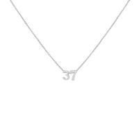 LOXUAKAM Collana girocollo da donna placcata in oro 18 carati, con ciondolo delicato mese di nascita, gioiello personalizzato, regalo di compleanno per lei, Acciaio inossidabile, Zirconia cubica