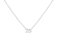 LOXUAKAM Collana girocollo da donna placcata in oro 18 carati, con ciondolo delicato mese di nascita, gioiello personalizzato, regalo di compleanno per lei, Acciaio inossidabile, Zirconia cubica