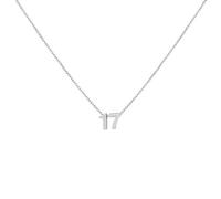 LOXUAKAM Collana girocollo da donna placcata in oro 18 carati, con ciondolo delicato mese di nascita, gioiello personalizzato, regalo di compleanno per lei, Acciaio inossidabile, Zirconia cubica