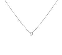LOXUAKAM Collana girocollo da donna placcata in oro 18 carati, con ciondolo delicato per mese di nascita, collana girocollo personalizzata regalo di compleanno per lei, Silver 9, Acciaio inossidabile