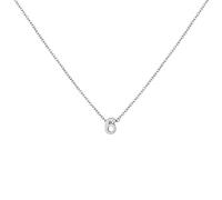 LOXUAKAM Collana girocollo da donna placcata in oro 18 carati, con ciondolo delicato per mese di nascita, collana girocollo personalizzata regalo di compleanno per lei, Silver 6, Acciaio inossidabile