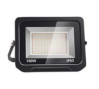 loyal 100W Faretto LED da Esterno 10000LM, Super Luminosa Bianco Caldo 3000K Fari LED Lampada, Impermeabile IP65 Proiettore Faro, Luce di Sicurezza per Garage Giardino Corridoio Piazza