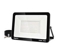 loyal 150W 15000LM Faro LED Esterno Bianco Freddo 6000K, Impermeabile IP65 Proiettore LED da Esterno, Super Luminosa Luci di Sicurezza per Giardino Cortile Garage, Illuminazione Interna ed Esterna
