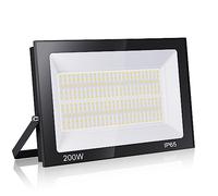 loyal 200W Faretto LED da Esterno 20000LM Super Luminosa Bianco Freddo 6000K Fari LED Lampada, Impermeabile IP65 Proiettore Faro, Luce di Sicurezza per Giardino Corridoio Piazza Parcheggio Patio