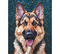Loyal by Design: A German Shepherd Mosaic Notebook: A proud tribute to one of the world’s most loyal companions-perfect for dog lovers, rescuers, and German Shepherd fans.