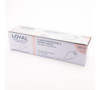 LOYAL Disposable Piping Bags Clear 100 Pezzi: Sac à Poche Usa e Getta per Beccucci, Senza BPA, in LDPE Riciclabile, per Decorazione di Torte, Cupcake e Dolci - 55 cm
