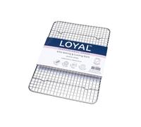 LOYAL Elite Griglia di Raffreddamento 34x43 cm, Superficie di Raffreddamento, Teglia da Forno in Acciaio Inossidabile Rivestiemento Cooling Rack, 34x43 cm