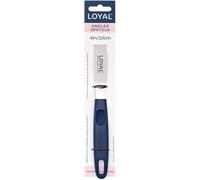 LOYAL Spatula Angled: Spatola Angolata e Appuntita in Acciaio Inox, per Decorazione Precisa di Torte e Dolci, Spatola per Dettagli con Manico Antiscivolo - 10 cm