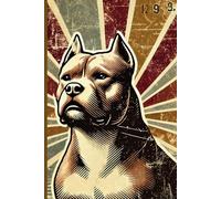 Loyal Strength: Vintage Pit Bull Notebook for Bold Writers: An Ideal Gift for Dog Lovers and Retro Fans