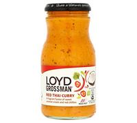 Loyd Grossman Rosso Salsa Al Curry Tailandese (350g) (Confezione da 6)