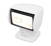 LOYEMAADE Faro da lavoro a LED con telecomando, 12 V, 100 W, IP65, rotazione 320°, sinistra/destra, 75 ° sopra/basso, per yacht, barche, barche da crociera, barche da pesca