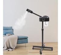 LOYEMAADE Vaporizzatore viso LCD da 750 W vaporizzatore a 360 gradi girevole sauna facciale freddo calore spray vaporizzatore per idratazione profonda