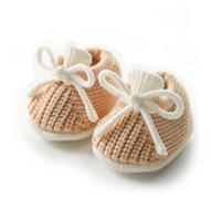 Loyfoky - Scarpine per neonati, calde e comode, per primi passi, morbide, per bambini/e, cachi, 3-6 mesi