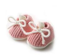 Loyfoky - Scarpine per neonati, calde e comode, per primi passi, perfette per bambini e bambine, rosa, 3-6 mesi