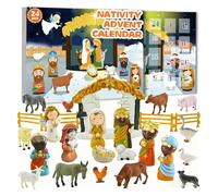 Loyimioo Calendario dell'Avvento 2025, set da 24 pezzi per conto alla rovescia delle storie di Natale, con narrazione familiare e design cimelio