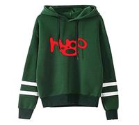 Loyle Carner Hugo Felpa con cappuccio Music Tour Outfits Felpa con coulisse senza tasche Uomo/donna Abiti alla moda, 5, S