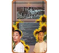 Loyle Carner - Poster retrò in metallo con scritta in inglese "Not Waving But Drowning", 30,5 x 20,3 cm, decorazione da parete per casa, bar, uomo