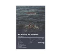 Loyle Carner - Poster su tela con album "Not Waving, But Drowning", decorazione per camera da letto, ufficio, camera da letto, regalo, 50 x 75 cm