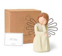 Loyzcy Regali di lettura per amanti dei libri, donne, laureate, studenti, insegnanti, badanti, lettori, amici, libreria, decorazione estetica pensatore angelo figurine per biblioteca, casa, ufficio