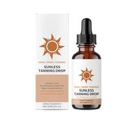 Lozione autoabbronzante - 60 ml liquido accelerante abbronzante - autoabbronzanti con effetto abbronzante unisex per viso e corpo, applicazione quotidiana a casa e in viaggio