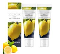 Lozione corpo lenitiva al latte e limone, idratante e nutriente per la pelle secca, lozione corpo rassodante al limone, lozioni corpo idratanti non grasse, per tutti i tipi di pelle (2pcs)