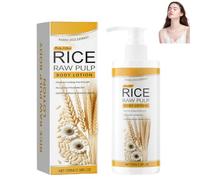 Lozione corpo purea di riso, siero nutriente con estratto di riso, lozione per il corpo idratante quotidiana, siero idratante rivitalizzante, pelle nutriente, cura profonda della pelle