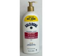 Lozione per il corpo della pelle secca del diabetico oro con vitamina E e aloe per lenire e idratare il valore a secco e ruvido del valore della pell