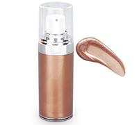 Lozione per il Corpo Luccicante, Idratante Lucido per il Corpo con Glitter per la Pelle, Lozione per Illuminante Liquida per Viso, Illuminante Liquido per il Corpo per le Donne(#3 Bronze Gold)