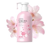 Lozione per il corpo lucida rassodante idratante per la pelle secca JAPAN SAKURA Idratante con niacinamide e vitamina C e burro di karitè Lozione per il corpo Nutre la cura intensiva, rinfrescante non