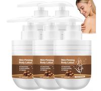 Lozione per il corpo rassodante per la pelle, crema nutriente idratante e levigante a lunga durata, idratante per il corpo quotidiano non grasso ad assorbimento rapido per la pelle secca. 5 pezzi