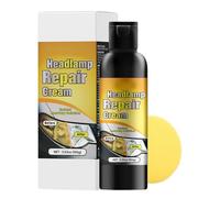 Lozione Per Ripristinare I Fari Auto | 100 G Migliora La Trasparenza | Pasta Rimuovi Macchie per Fari Auto,per Polvere Pioggia Garage Officina Guida Urbana Berlina Camion