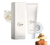 Lozione solare idratante, protezione solare, doposole naturalmente lenitivo, crema viso idratante rinfrescante, migliora l'iperpigmentazione, effetto vellutato non untuoso (1Pezzo)