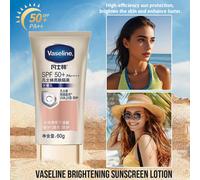 Lozione solare isolante schiarente Vaseline, protezione solare, SPF alto, protezione UV, SPF 50+ PA++++, microcristalli Vaseline, idratante e rinfrescante, pelle luminosa, riparazione e schiarimento,