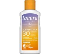 lavera Lozione solare Sensitiv SPF 30 - Crema solare senza filtri UV chimici - per pelli sensibili - Impermeabile - Vegan - Cosmetici naturali - 100 ml
