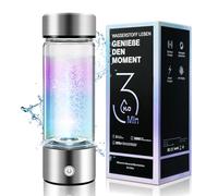 LOZLTX Generatore di bottiglie d'acqua Pro idrogeno【0 cloro e 0 ozono, tecnologia più potente】【Super contenuto di idrogeno 3000PPB】Bottiglia d'acqua con tecnologia SPE PEM, migliora l'acqua in 3